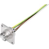 binder 09 0115 320 05 Miniatuur-rondconnector Flensstekker Totaal aantal polen: 5 1 stuk(s) - thumbnail