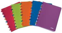 Atoma Tutti Frutti schrift, ft A5, 144 bladzijden, geruit 5 mm, geassorteerde kleuren - thumbnail