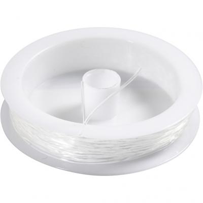 Creativ Company Elastisch koord, rond, dikte 1 mm, 10 m/ 1 rol