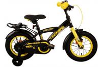 Volare thombike kinderfiets - jongens - 12 inch - zwart geel - thumbnail