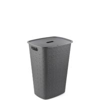 Curver Softex wasbox + deksel Antraciet - thumbnail
