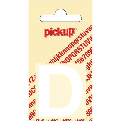 Plakletter Helvetica 40 mm Sticker witte letter D Pickup - Pickup Plakletter Helvetica 40 mm Sticker witte letter D Pickup - Pickup