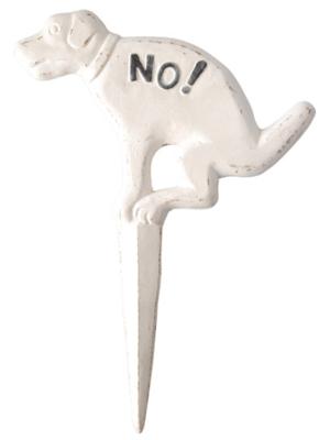 Hondenbordje wit no / Esschert Design