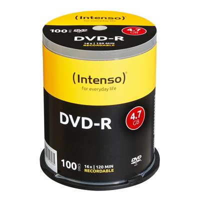 Intenso 4101156 DVD-R disc 4.7 GB 100 stuk(s) Spindel