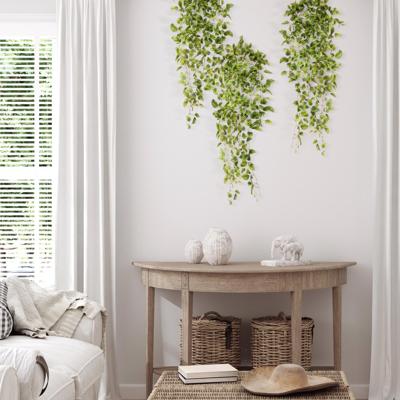 Peperomia Kunsthangplant bont 90cm