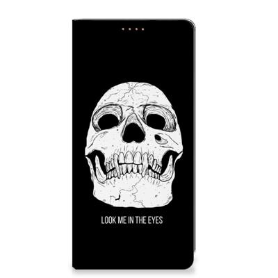 Mobiel BookCase Motorola Moto G34 Skull Eyes Mobiel BookCase Motorola Moto G34 Skull Eyes