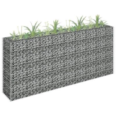 Gabion plantenbak verhoogd 180x30x90 cm gegalvaniseerd staal Gabion plantenbak verhoogd 180x30x90 cm gegalvaniseerd staal