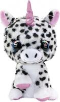 Lumo Stars knuffel - unicorn pilkku, 24cm - thumbnail