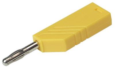 SKS Hirschmann LAS N WS Lamellenstekker Stekker, recht Stift-Ø: 4 mm Groen 1 stuk(s)