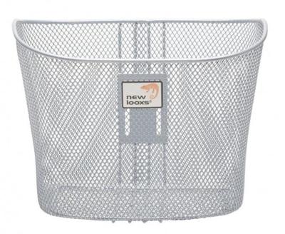 New Fietsmand toscane voor 19 liter zilver