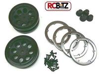 Axial 1.9 8 Hole Beadlocks - Black (2pcs) (AX8087) - thumbnail