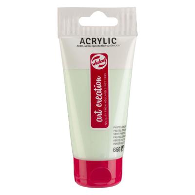 Acrylverf tac 666 pastelgroen tube 75ml