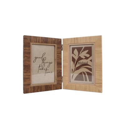 Fotolijst dubbel 10x15 poly 30x20x2cm