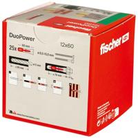 fischer pluggen - DuoPower - 12x60 mm - 25 st - thumbnail