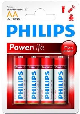 Philips Power LR6 AA batterij (penlite) Alkaline 1.5 V 4 stuk(s)