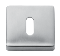 Sleutelrozet rvs vierkant - thumbnail