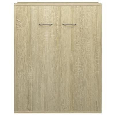 Dressoir 60x30x75 cm spaanplaat sonoma eikenkleurig