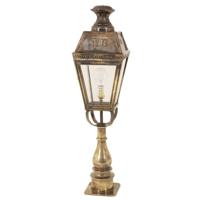 Limehouse Landelijk buitenlampKensington handgemaakt 78cm - messing (PB) - 431P - thumbnail