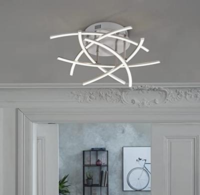 Fischer & Honsel Chromen plafondlampCross TW Ø 55cm - 20925