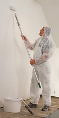 Beschermend pak - CON:P - 4555500 - Wegwerpbaar - Maat L - Polypropyleen - Wit