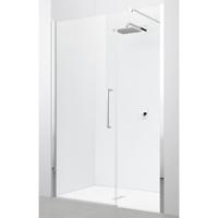 Novellini Young 2.0 GFL draaideur met vaste wand in lijn voor nis 117/121x200cm matchroom/helder y2gfl117-1b - thumbnail