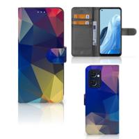 OPPO Find X5 Lite | Reno 7 5G | Book Case | Polygon Dark - thumbnail