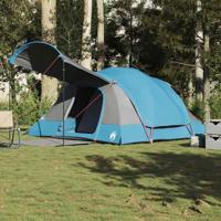 Tunneltent voor gezin 8-persoons waterdicht blauw - thumbnail