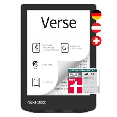 PocketBook Verse - Bright Blue DACH-Version e-book reader Lichtblauw PocketBook Verse - Bright Blue DACH-Version e-book reader Lichtblauw