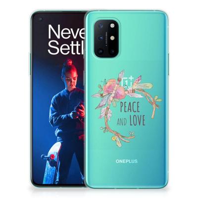 OnePlus 8T Telefoonhoesje met Naam Boho Text OnePlus 8T Telefoonhoesje met Naam Boho Text