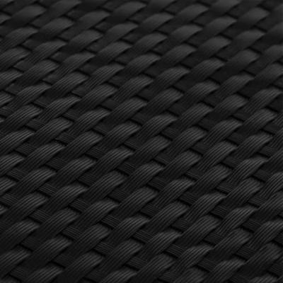 VidaXL Balkonschermen 5 st 255x19 cm poly rattan zwart VidaXL Balkonschermen 5 st 255x19 cm poly rattan zwart