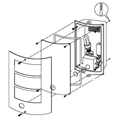 Eglo SchriklampOslo city bewegingssensor - 88142