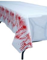 Bloederig tafelkleed Halloween 135x270cm - thumbnail