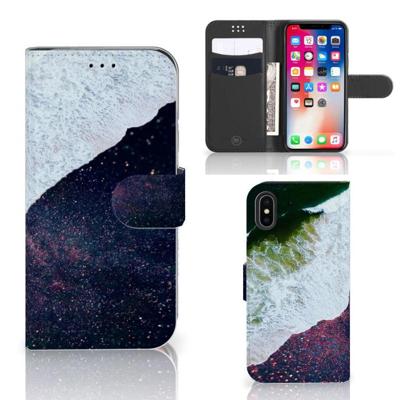 Apple iPhone X | Xs | Book Case | Sea in Space
