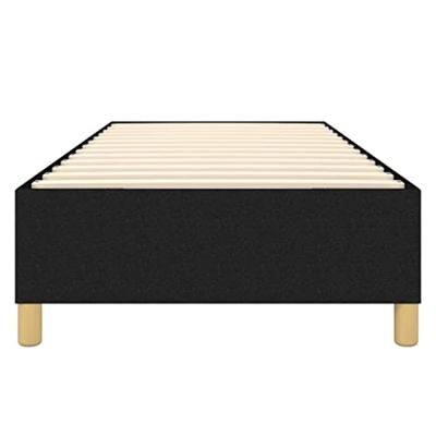 Bedframe zonder matras 90x190 cm stof zwart
