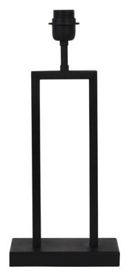 Light & Living Tafellamp 'Shiva' 41cm, kleur Mat Zwart (excl. kap)