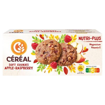 Cereal Zachte koekjes appel-framboos nutri-plus 138 Gram