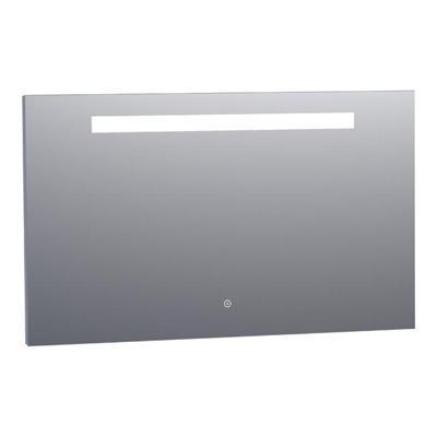 Brauer Garnet Spiegel - Rechthoekig - 120 cm - met Directe LED-Verlichting - Dimbaar - met Touchbediening