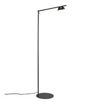 Grote verstelbare vloerlamp zwart met G9 fitting en schakelaar Nordlux Contina - thumbnail