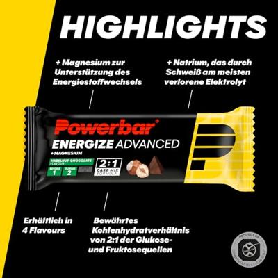 Powerbar Energize Advanced Bar Box of 15