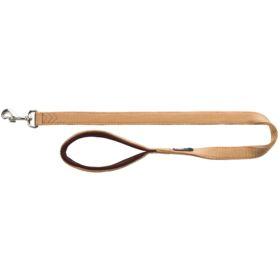 Hondenriem Trixie Premium Hazelnoot 1,2 m - thumbnail