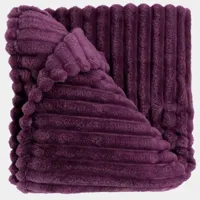 Unique Living plaid lex 150x200cm dark purple - thumbnail