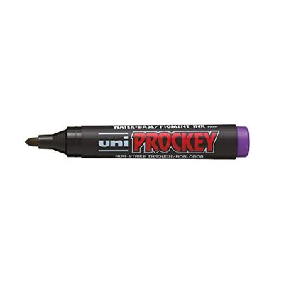 Uni-ball permanent marker Prockey PM-122, ronde punt, medium, etui van 8 stuks