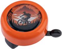 REICH fietsbel "colour biker" rich motif bell color biker racing orange - thumbnail