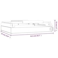 VidaXL Tafelezel met lade 41,5x37x12 cm massief grenenhout - thumbnail