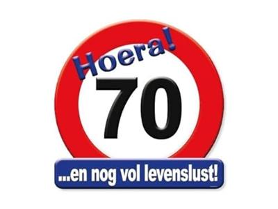 Huldeschild 70 jaar