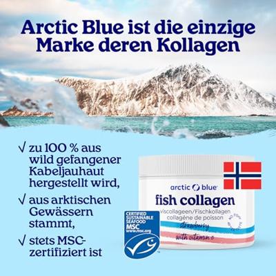 Arctic Blue Viscollageen Aardbei - met vitamine C - thumbnail