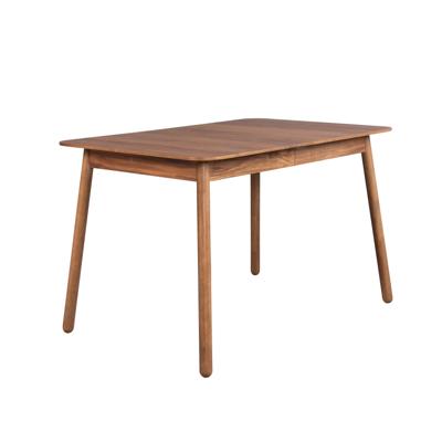 Zuiver Uitschuifbare Eettafel 'Glimps' Notenhout, kleur Bruin Zuiver Uitschuifbare Eettafel 'Glimps' Notenhout, kleur Bruin