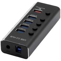 ROLINE USB 3.2 Gen 1 Notebook Hub 4 poorts + 1x opladen - thumbnail