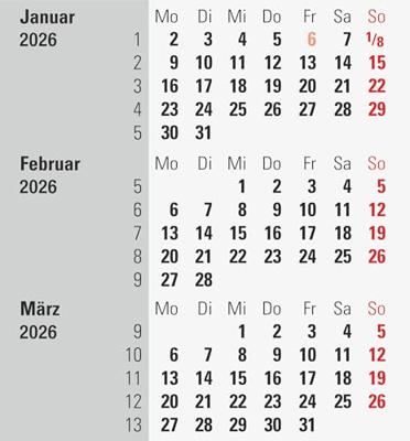 Baier & Schneider Tafelkalender 640335200 7038000906 1 stuk(s)