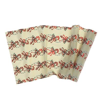 Decofabric Candy cane 28x300 cm dove white Unique Living - Unique living Decofabric Candy cane 28x300 cm dove white Unique Living - Unique living